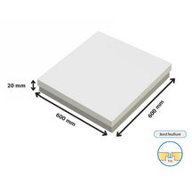 Dalle plafond TOPIQ Efficent Pro Tegular 15/90 blanc 600x600x20mm BP6924M4G (Qté<600m², 500€ frais machine)