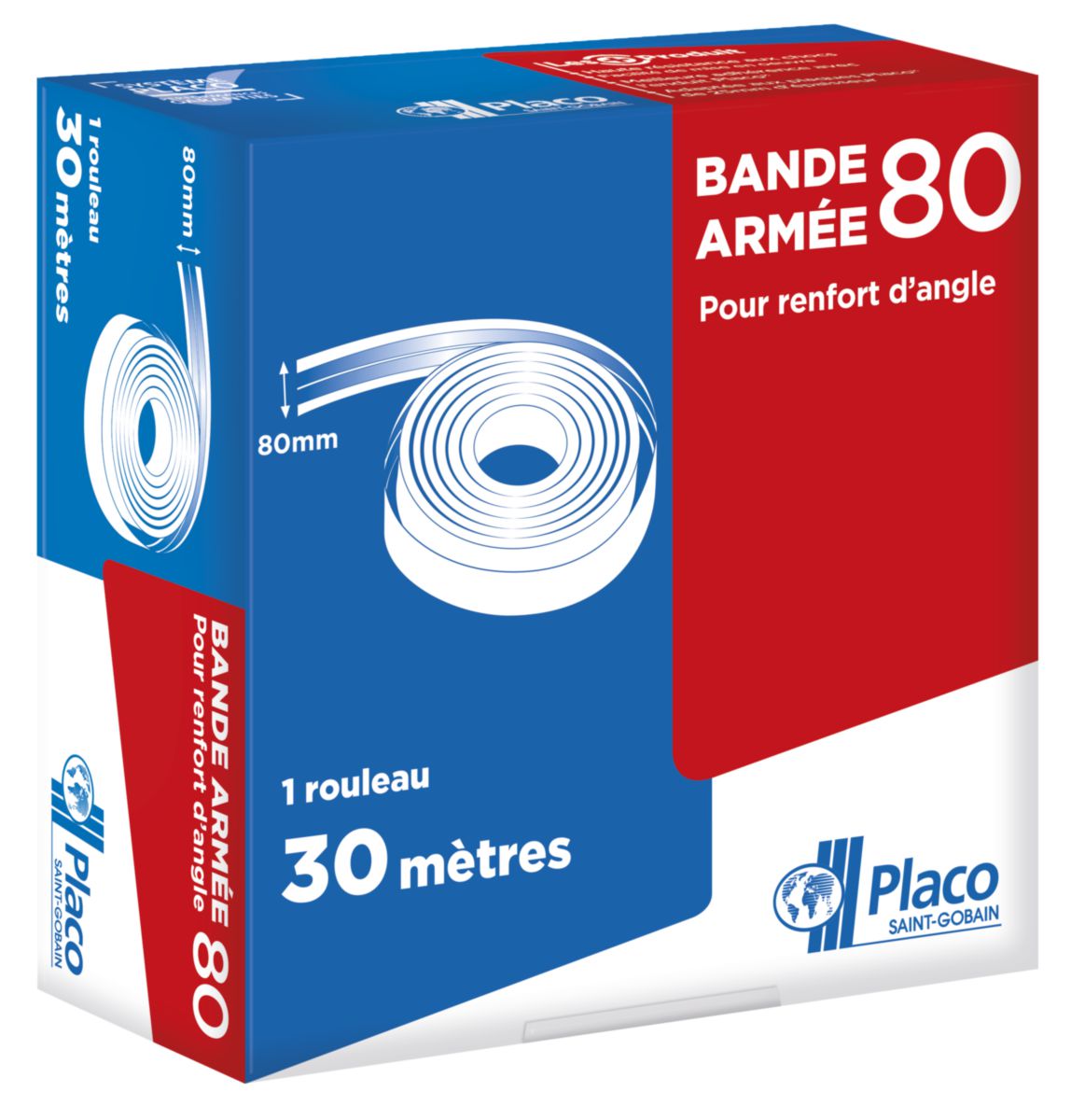 Bande armée pour renfort angle saillant rouleau de 30 m