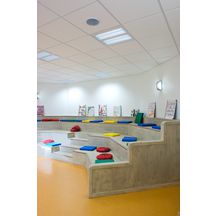 Dalle de plafond Minerval bords E24 blanc 600x600x15mm