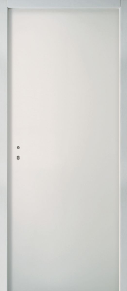 Bloc-porte palière EI30 204 x 93 cm droit P 40dB (-1,-3) prépeint Huisserie 72 résineux serrure 3 Points 4 paumelles univers joint balai