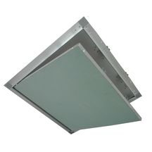 Trappe de visite SIMPLECLAP aluminium + plaque de plâtre hydrofuge BA25 - 400x400