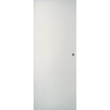 Porte âme pleine coulissante prépeint 204x73cm usinage rainure basse + mortaise têtière + trou poignée cuvette + tire doigts - emballée