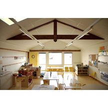 Dalle plafond Ekla TH80 bords droits A 600x600x75mm blanc