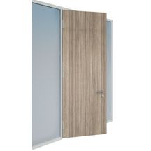 Porte ouvrante stratifiée Elance 1V toute hauteur x 830 x 57 - MTCB + plinthe acoustique (décor standard à préciser, au choix : OXF-101-102-104-112)