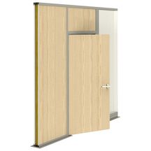 Porte ouvrante stratifiée 1V 2040 x 730 x 40 MTCB + Ferme Porte (décor au choix à préciser : OXF-101-102-104-112)