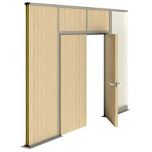 Porte ouvrante stratifiée 2V 2040 x 830 x 40 - MTCB + Feuillure 2V (Préciser poussant droit ou poussant gauche + décor standard au choix : OXF-101-102-104-112)
