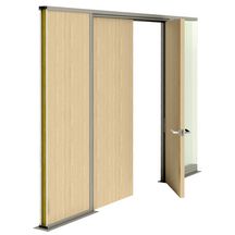 Porte semi-fixe stratifiée 2V toute hauteur x 530 x 40 - Têtière + Gache + Feuillure 2V + 2 Verrous (décor standard à préciser, au choix : OXF-101-102-104-112) (ajouter ouvrant)