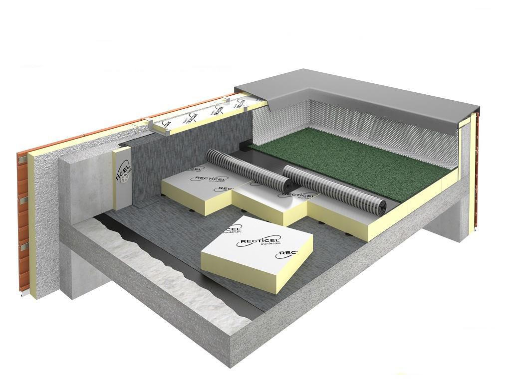 Panneau isolant polyuréthane Eurothane Autopro SI épaisseur 100mm 0,6x0,6m R= 4,55 m².k/w