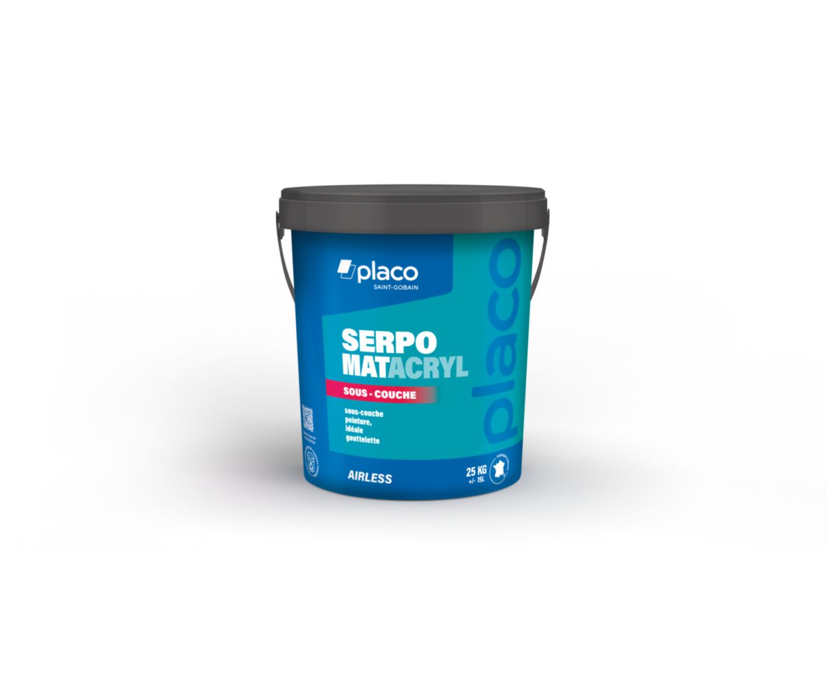 Sous couche avant enduit SERPO Mat Acryl Placo® (seau de 25kg)