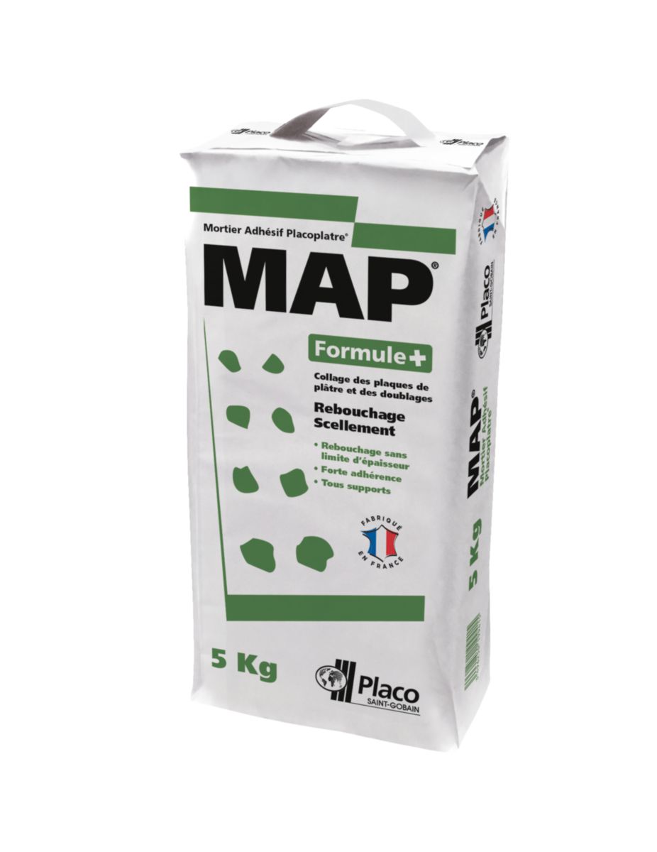 Mortier adhésif Map+ sac de 5kg