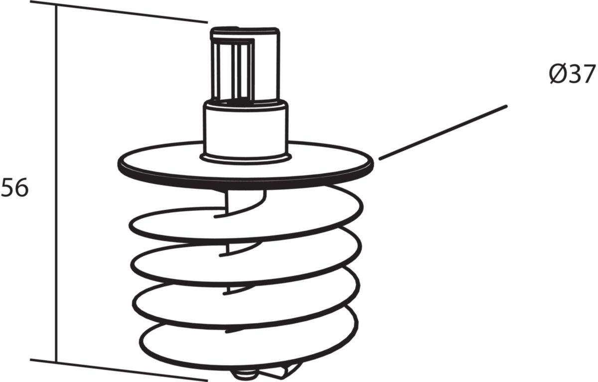Vis d'ancrage Connect 37x37mm (boite de 24) 26472290