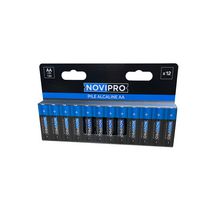 Piles LR6 Alcalines AA 1,5V Novipro - paquet de 12 piles Piles LR6 Alcalines AA 1,5V Novipro - paquet de 12 piles