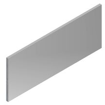 Meplat à coller 40 x 2 mm blanc 3,00 m