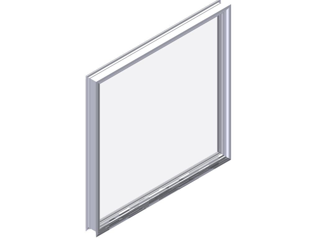 Châssis Kybloc vitrage clair 6mm 1200mm x 1100mm