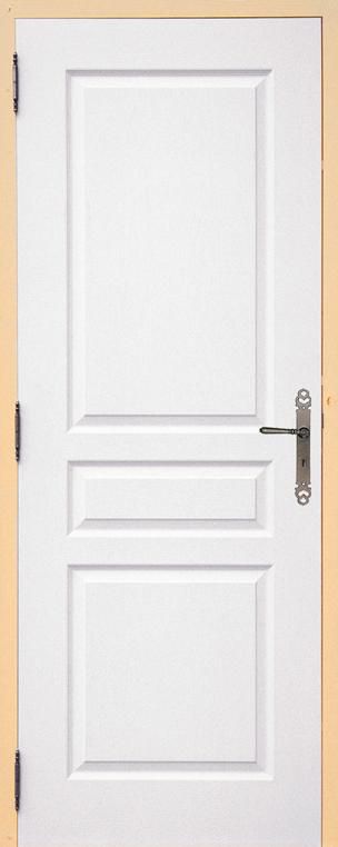 Bloc porte DIGITALE postformé TD alvéolaire rive droite prépeint 204 x 83 cm droit P - H94 résineux 3 paum. ordinaires - joint - serrure clé L axe à 40 mm
