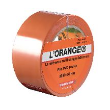 Ruban adhésif PVC plastifié - orange - 6095 - longueur 33 m - largeur 75 mm Réf. 115483