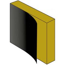 Complément thermo-acoustique Protisol noir 1200 x 1200 x 30 mm