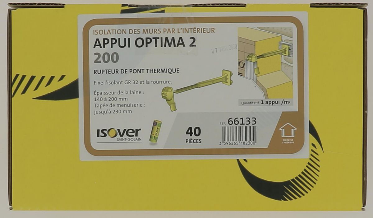 Appui Optima 2     200 boîte de 40