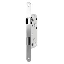 Serrure à encastrer 40 bec de cane à condamnation bichromaté blanc Réf. SE 40 BDCC W