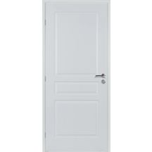 Bloc-porte postformé 110 TD alvéolaire prépeint 204x83 cm gauche P à rive droite - H90 Néolys MDF 3 paumelles - serrure clé L axe à 40 - emballé