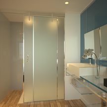 Verre Securit Satinovo 6 mm joint plat poli