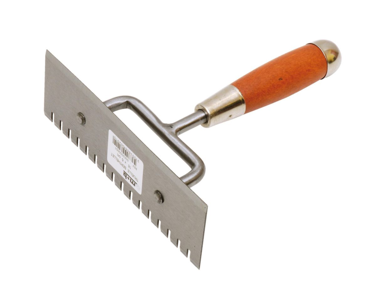 Truelle berthelet 1 côté denté