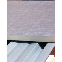 Panneau Efigreen acier épaisseur 100mm 2,5x1,2m R=4,50 m².k/w