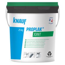 Knauf Proplak Joint Vert - Enduit de jointoiement et de finition prêt à l'emploi pour plaques de plâtre - 584651 - Seau de 25kg