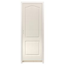 Bloc-porte CLASSIC postformé isolant prépeint 204x83cm droit P à recouvrement - huisserie de 72 résineux joint et joint balai - serrure 3 points axe à 50mm - emballé