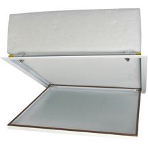 Trappe de visite R6 isolante et étanche tôle d'acier DX51D zinguée Z275 MA revêtement blanc ouate de polyester 600*600
