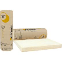 Laine de verre revêtue kraft Isoconfort 35 180 3,3x1,2m R=5,10 m².k/w ACERMI 05/018/408
