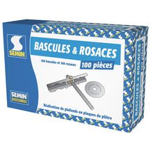 Bascule et rosace sachet de 100
